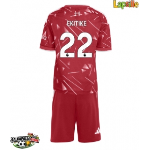 Liverpool Hugo Ekitike #22 Kotipaita Lapsille 2026-27 Lyhythihainen (+ shortsit)